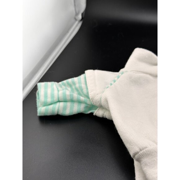 Vtg Cabbage Patch Kids Green Teal White Stripe 1983 Track Suit Coleco Shirt Top - Picture 2 of 9